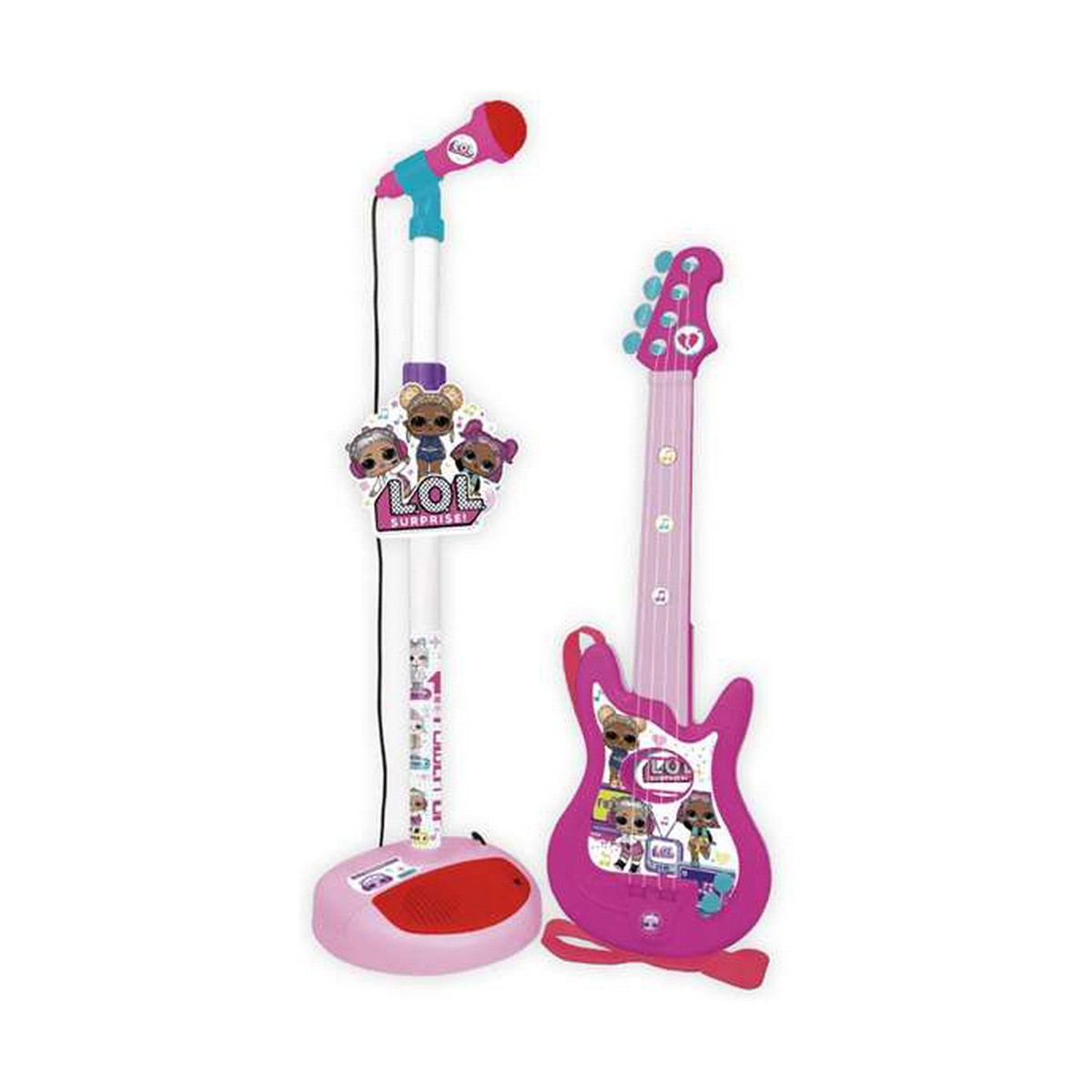 Chitarra da Bambino LOL Surprise! Microfono Rosa